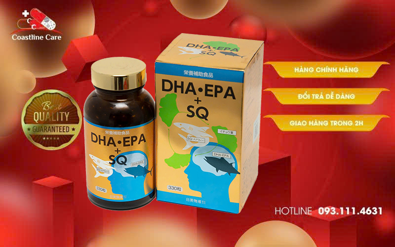 DHA EPA SQ hỗ trợ giảm nguy cơ thoái hóa điểm vàng