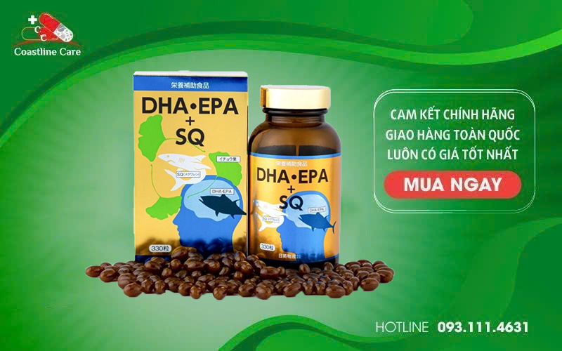 DHA EPA SQ hỗ trợ cải thiện triệu chứng khô mắt