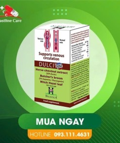 Dulcit - Hỗ Trợ Giảm Triệu Chứng Suy Giãn Tĩnh Mạch (Hộp 60 Viên)Dulcit hỗ trợ điều trị suy giãn tĩnh mạch