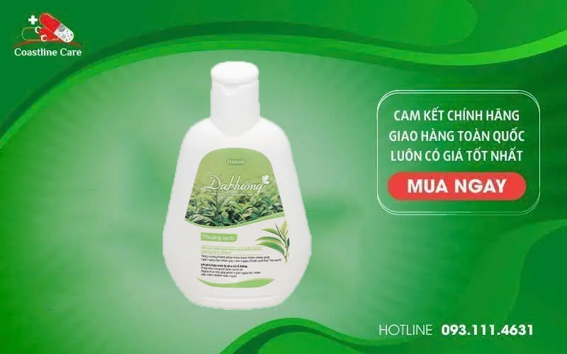 Dung dịch vệ sinh phụ nữ Dạ Hương Thoáng Sạch ngăn ngừa vi khuẩn