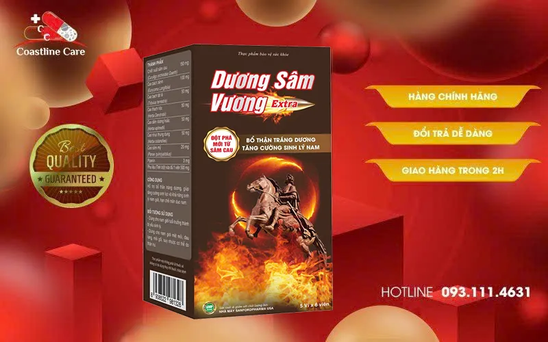 Dương Sâm Vương Extra bổ thận tráng dương