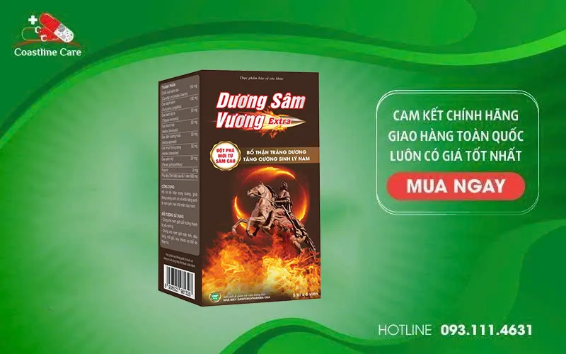 Dương Sâm Vương Extra hỗ trợ tăng cường sinh lực