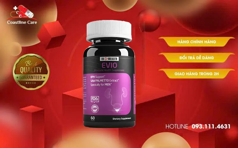 Evio hỗ trợ giảm tiểu đêm