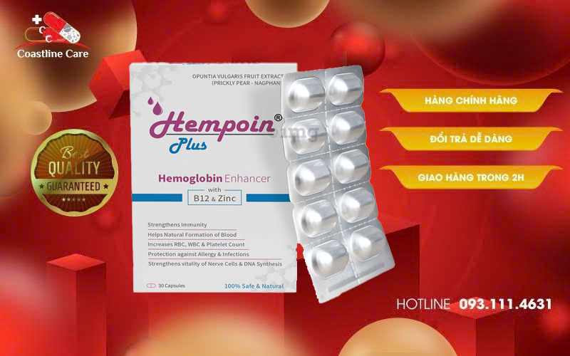 Hempoin Plus hỗ trợ chống oxy hóa