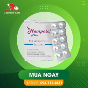 Hempoin Plus – Hỗ Trợ Tạo Hồng Cầu (Hộp 30 Viên)