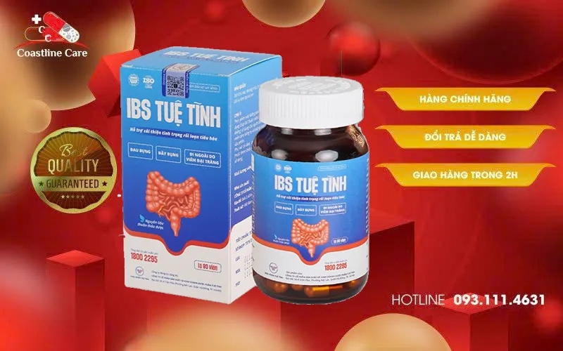 IBS Tuệ Tĩnh cải thiện biểu hiện viêm đại tràng