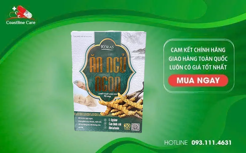 Koras Ăn Ngủ Ngon hỗ trợ giảm suy nhược