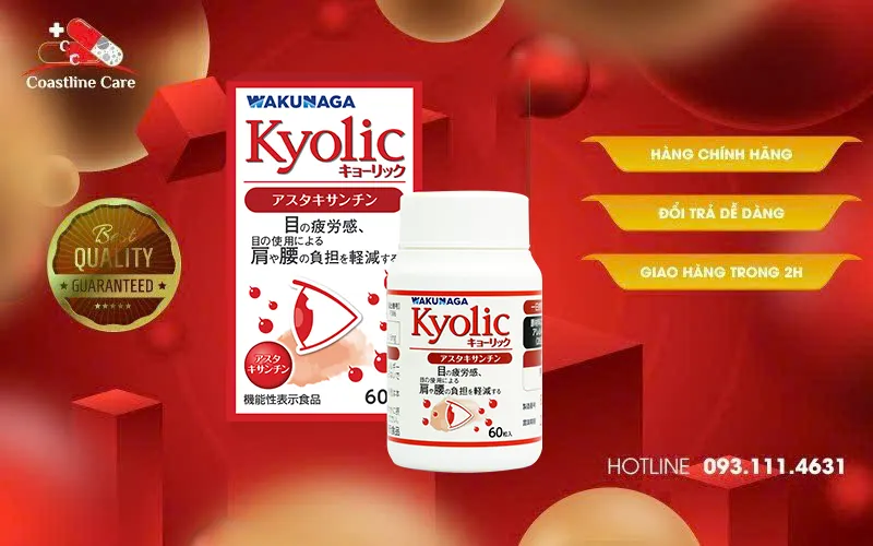 Kyolic Astaxanthin giảm đau vai và đau lưng