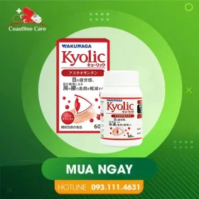 Kyolic Astaxanthin – Hỗ Trợ Giảm Mỏi Mắt (Hộp 60 Viên)