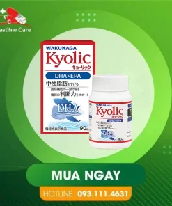 Kyolic DHA - Hỗ Trợ Cải Thiện Trí Nhớ (Hộp 90 Viên)Kyolic DHA dùng cho người có triglycerid máu cao