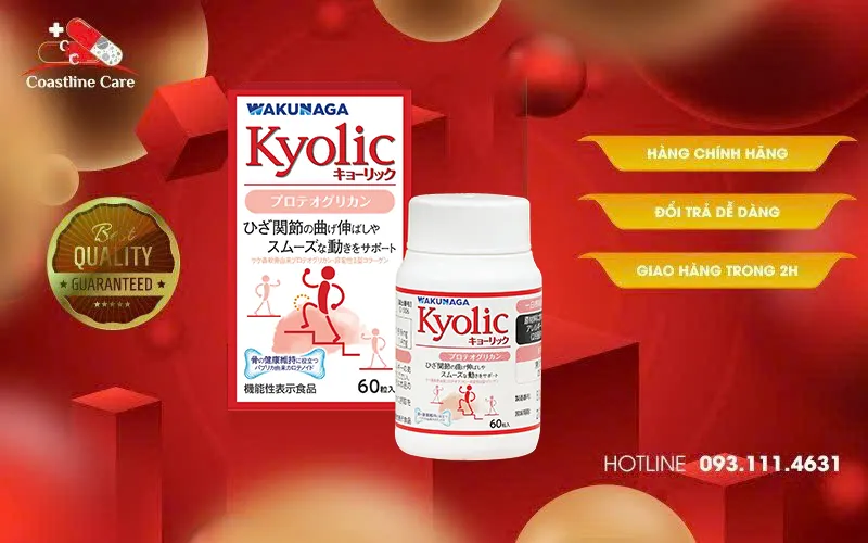 Kyolic Proteoglycan hỗ trợ xương khớp khoẻ mạnh