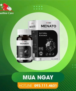 Menato - Hỗ Trợ Giảm Mãn Dục Sớm Ở Nam Giới (Hộp 60 Viên)Menato giúp giảm mãn dục sớm ở nam giới