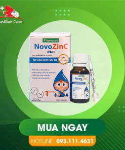 NovoZinC Drops - Hỗ Trợ Trẻ Ăn Ngon (Hộp 15ml)NovoZinC drops hỗ trợ ăn ngon