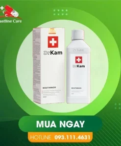 Nước Súc Miệng DrKam - Hỗ Trợ Răng Nướu Khỏe Mạnh (Chai 250ml)Nước Súc Miệng DrKam hỗ trợ hơi thở thơm mát và hết mùi hôi miệng