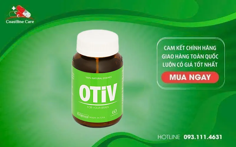 otiv hộp 60 viên cải thiện mất ngủ