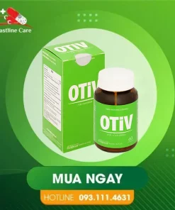 OTIV - Hỗ Trợ Giảm Tình Trạng Thiếu Máu (Hộp 60 viên)otiv hộp 60 viên giảm stress