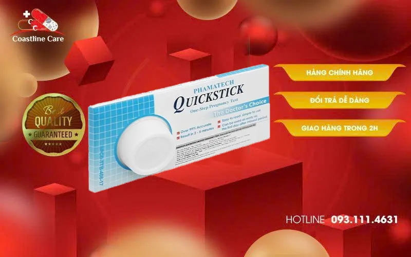 Dụng cụ thử thai nhanh QUICKSTICK