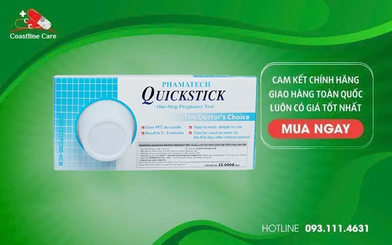 Que thử thai nhanh QUICKSTICK