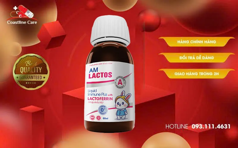 Siro AM Lactos hỗ trợ tăng cường sức khỏe
