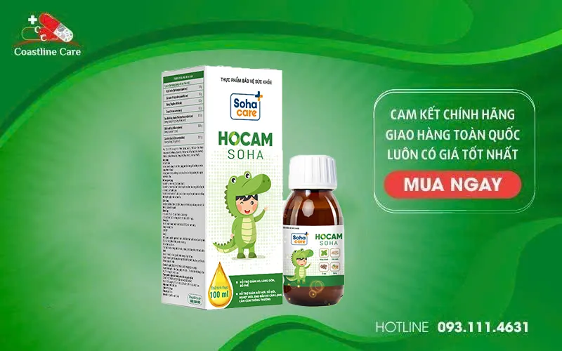 Siro Hocam Soha giảm đau rát họng