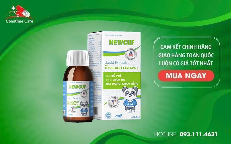 Siro New Cuf - Hỗ Trợ Bổ Phế & Giảm Ho (Hộp 100ml) 2 Siro New Cuf hỗ trợ bổ phế