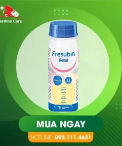 Fresubin Renal Vanilla - Bổ Sung Dinh Dưỡng Cho Người Suy ThậnSữa Dinh Dưỡng Fresubin Renal Vanilla chứa cao năng lượng