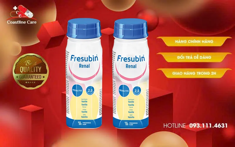 Sữa Dinh Dưỡng Fresubin Renal Vanilla dùng cho người suy thận