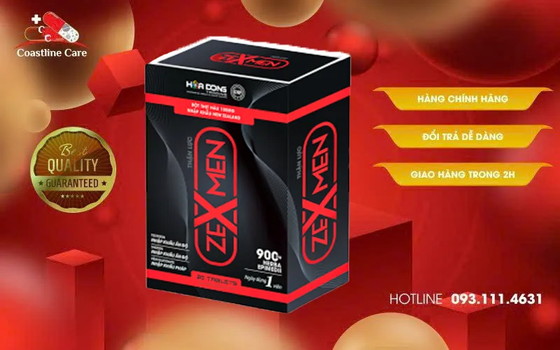 Thận Lực Zex Men hỗ trợ cải thiện suy giảm sinh lý nam giới