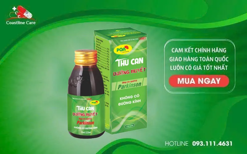 thư can đường huyết hỗ trợ giảm các triệu chứng của người bị Parkinson
