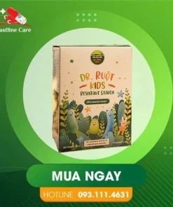 Tinh Bột Kháng Dr Ruột Kids - Hỗ Trợ Lợi Khuẩn Đường Ruột (Hộp 10 Gói)Tinh Bột Kháng Dr Ruột Kids cung cấp thức ăn cho lợi khuẩn đường ruột