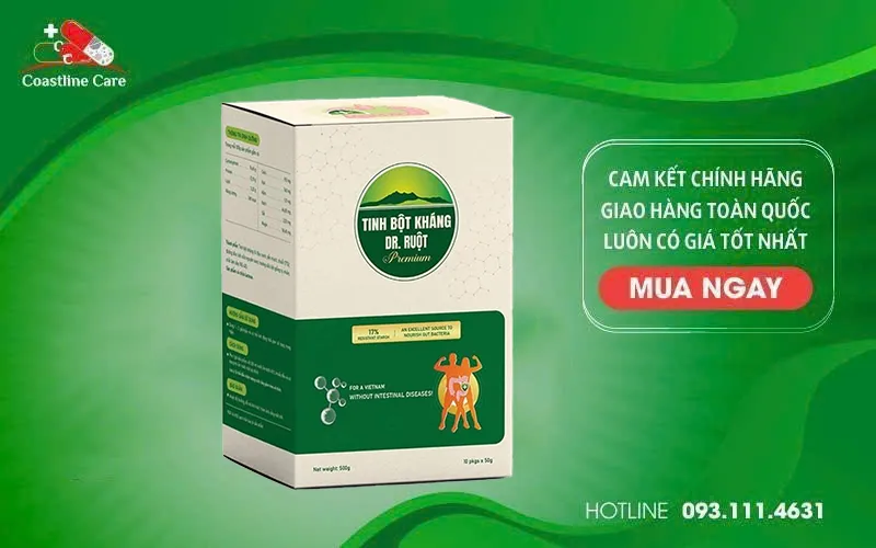 Tinh Bột Kháng Dr Ruột Premium cải thiện sức khỏe đường ruột