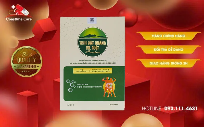 Tinh Bột Kháng Dr Ruột Premium hỗ trợ sức khỏe đại tràng