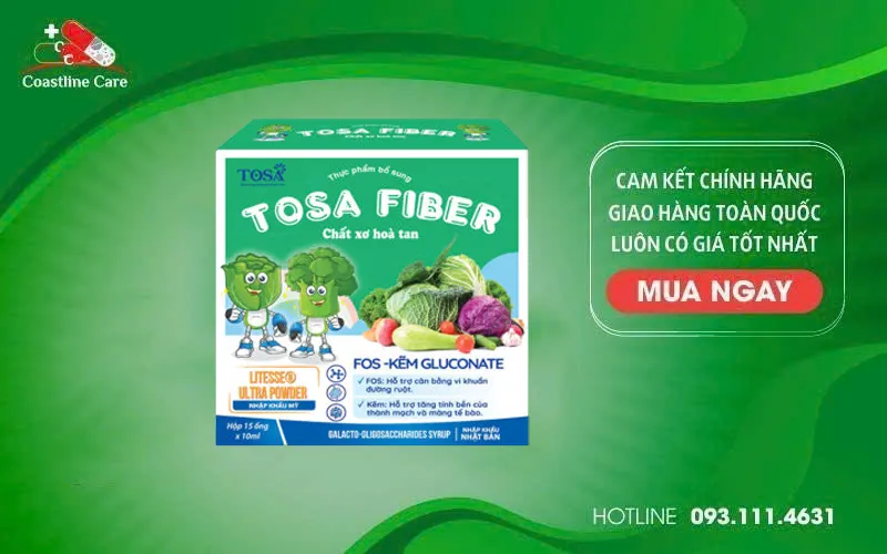 Tosa Fiber bổ sung chất xơ hòa tan