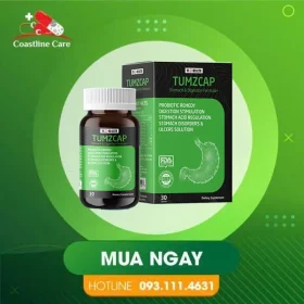 Tumzcap – Hỗ Trợ Giảm Triệu Chứng Rối Loạn Tiêu Hóa (Hộp 30 Viên)