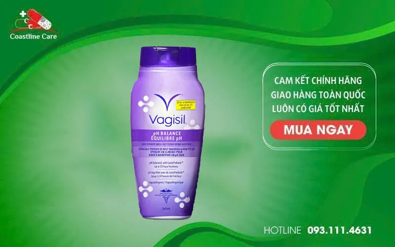 Vagisil pH Balance Daily Intimate Wash tăng cường hàng rào bảo vệ tự nhiên