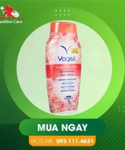 Vagisil Scentsitive Scents Daily Intimate Wash Peach Blossom (Chai 354ml)Vagisil Scentsitive Scents Daily Intimate Wash Peach Blossom nuôi dưỡng làn da