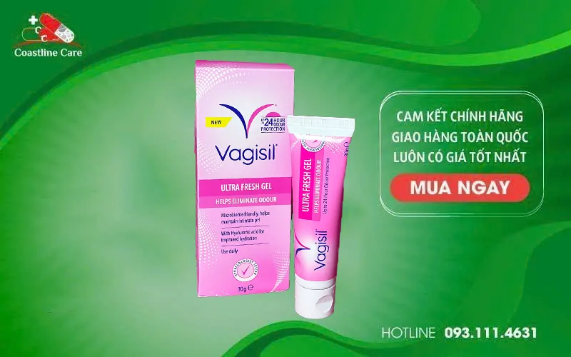 Vagisil Ultra Fresh Gel loại bỏ mùi khó chịu