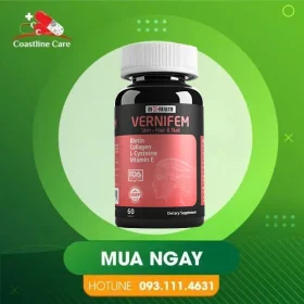 Vernifem – Hỗ Trợ Phục Hồi Tóc Tổn Thương (Hộp 60 Viên)