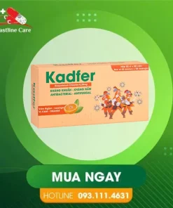 Viên Ngậm Kadfer 0.25- Điều Trị Viêm Họng (Hộp 24 Viên)Viên ngậm Kadfer điều trị bệnh nhiễm trùng miệng