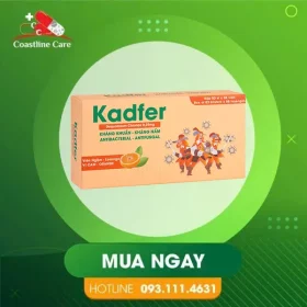 Viên Ngậm Kadfer 0.25- Điều Trị Viêm Họng (Hộp 24 Viên)