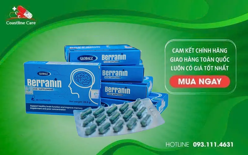 Berranin cải thiện tình trạng kém tập trung
