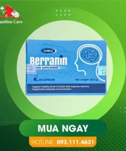 Berranin - Hỗ Trợ Tăng Cường Sức Khỏe Não Bộ (Hộp 30 Viên)Berranin tăng cường sức khỏe não bộ