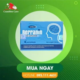 Berranin – Hỗ Trợ Tăng Cường Sức Khỏe Não Bộ (Hộp 30 Viên)