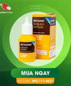 Betadine Antiseptic Solution - Hỗ Trợ Sát Khuẩn Vết Thương (Hộp 30ml)Betadine Antiseptic Solution sát khuẩn trong phẫu thuật