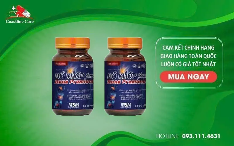 Bổ Khớp Jiont Bone Premium giúp khớp vận động linh hoạt