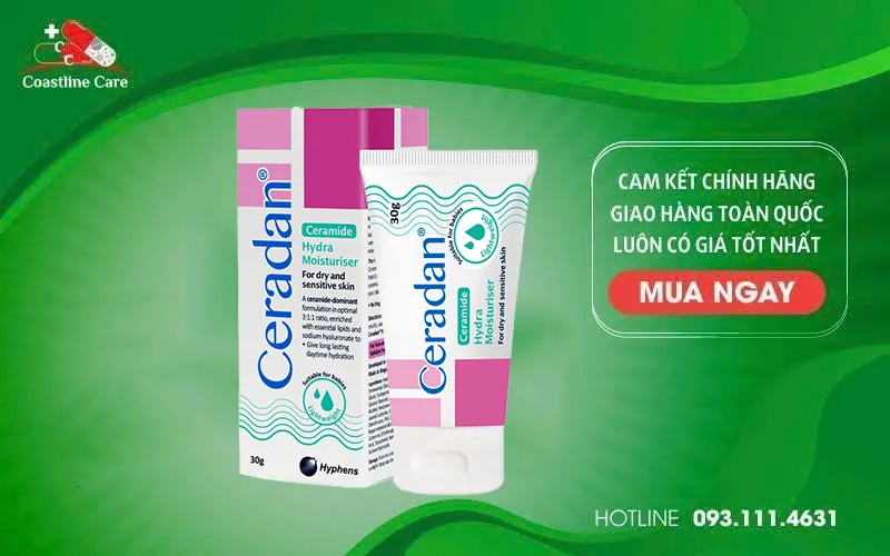 Ceradan Ceramide Hydra Moisturiser tuýp 30g