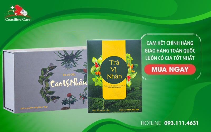 Combo Trà Cô Đặc Cao Vị Nhân + Trà Vị Nhân