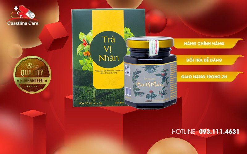 Combo Trà Cô Đặc Cao Vị Nhân + Trà Vị Nhân