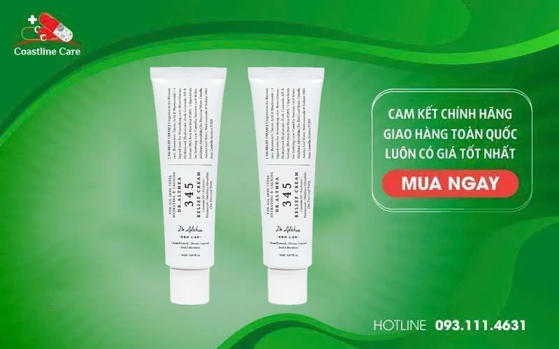 Dr Althea 345 Relief Cream phục hồi da