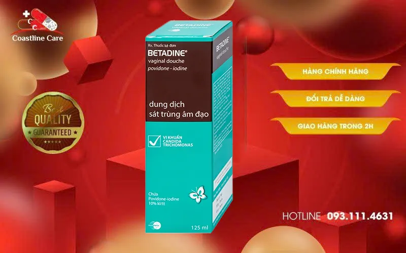 Dung Dịch Sát Trùng Âm Đạo Betadine Vaginal Douche